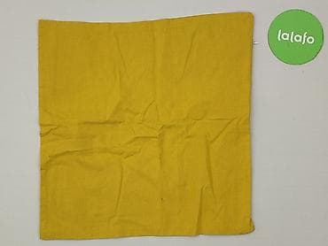 puchowa: Poszewka na poduszkę dekoracyjną – musztardowa - Kwadratowa poszewka — 3