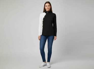 bluzki karo: Bluzka damska, rozmiar S — 5