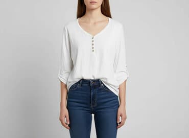 ażurowa bluzka sinsay: Sinsay, Bluzka damska, rozmiar M — 7