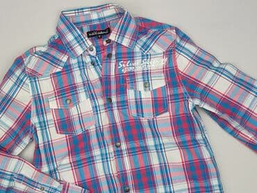 5 10 15 kurtki dla dziewczynek: Shirt 12 years, condition - Very good, pattern - Cell, color - Multicolored — 1