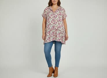 elegancka tunika plus size: Tunika damska, rozmiar XL — 1