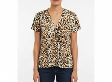 pomarańczowa marynarka mohito: Manguun, Bluzka damska, rozmiar S — 7