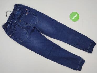 adidas rozpinane spodnie: Spodnie jeansowe, 13 lat, 158, stan - Bardzo dobry — 3