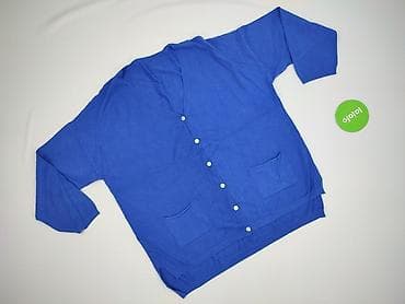 narzutka reserved: Kardigan damski, rozmiar 5XL — 2