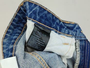 hm krótkie spodenki dzins low waist: H&M, Szorty damskie, rozmiar S — 6