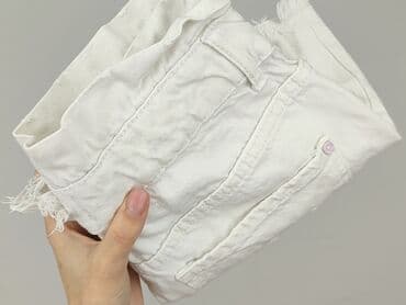 białe krótkie spodenki jeansowe: Szorty damskie, rozmiar XS — 7