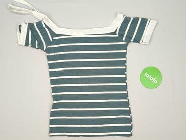 bluzka w paski zielone: Bluzka damska, rozmiar M — 3