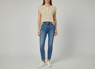 koszula wiya w paski: Bluzka damska, rozmiar S — 5