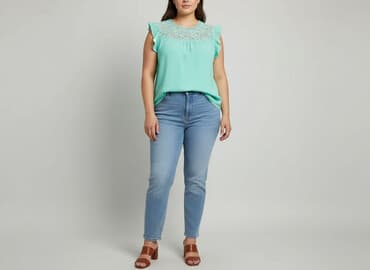 bluzka kolor miętowy: Women's blouse, size XL — 1