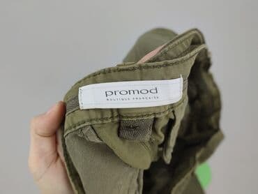 granatowe chinosy damskie: Promod, Spodnie materiałowe damskie, rozmiar 3XL — 4