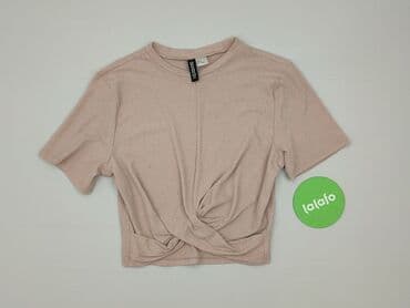 bluzka z przekładanym dekoltem: Divided, Women`s T-shirt, size M — 3