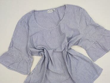 tommy hilfiger marynarka damska: Blue, Women's blouse, size L (EU 40) — 1