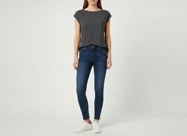 bluzki czarne mohito: Mohito, T-shirt damski, rozmiar S — 6