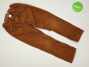 emo koszulka: Material trousers, H&M, 9 years, 128/134, condition - Very good — 2