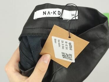 czerwone spódnice z eko skóry: NA-KD, Spódnica damska, XS — 6