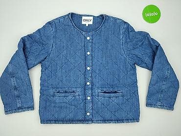 kurtka flek h: ONLY, Kurtka jeansowa damska, rozmiar S — 2