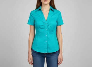 szmaragdowa bluzki damskie: Esprit, Bluzka damska, rozmiar M — 7