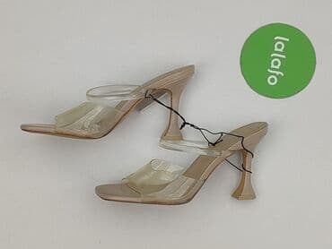 gino rossi klapki z futerkiem: H&M, Klapki damskie, rozmiar 38 — 2