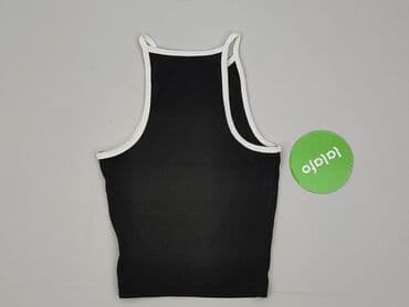 czarne bluzki na ramiączkach: House, Top damski, rozmiar XS — 3