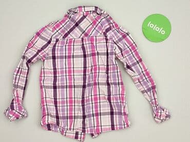 okee sukienka: Shirt 5-6 years, condition - Very good, pattern - Cell, color - Pink — 3