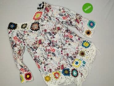 ażurowa bluzka na szydełku schemat: Tunika damska, rozmiar S — 4