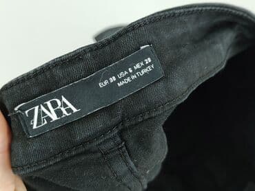 zara czarne jeansy damskie: Zara, Jeansy damskie, rozmiar M — 4