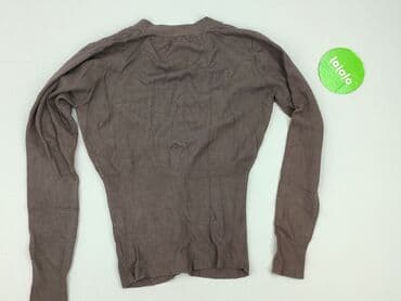 sweter z dekoltem v: Kardigan damski, rozmiar S — 4