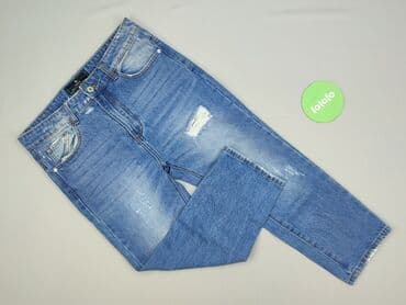 jeansy plus size wysoki stan: Jeansy damskie, XS — 2
