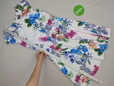 sukienka garniturowa biala: Blue, Sukienka damska, rozmiar L — 4