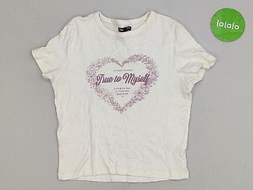 basic koszulka biala: Sinsay, T-shirt damski, rozmiar M — 2