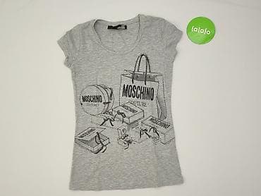 system down t shirty: Love Moschino, T-shirt damski, rozmiar S — 2
