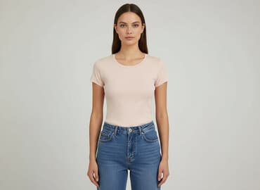 koszulka real rozowa: T-shirt damski, rozmiar L — 6