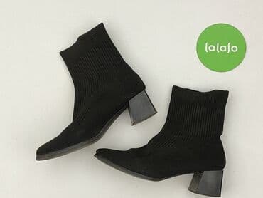 nieprzemakalne ocieplane buty zimowe z wysokimi cholewami: Botki damskie, rozmiar 37 — 3