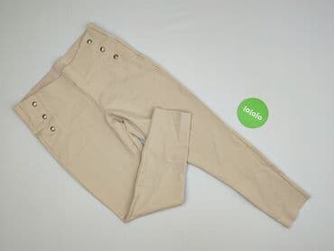 zara spodnie czarne z wysokim stanem: Spodnie materiałowe damskie, rozmiar M — 2