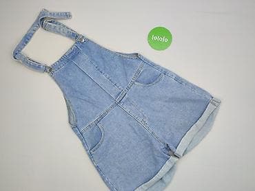 dungarees: SZACHOWNICA, Ogrodniczki damskie, rozmiar XL — 2