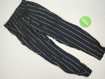 czarne legginsy prążkowane: PrettyLittleThing, Spodnie materiałowe damskie, rozmiar S — 2