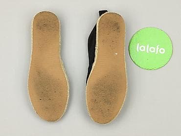 hm buciki: Czarne espadryle damskie H&M - Model: klasyczne slip-on - Kolor — 3