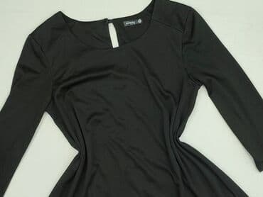 czarna sukienka z długim rękawem sinsay: Sinsay, Sukienka damska, rozmiar L — 1