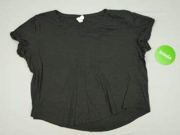 różowa koszulka niemiec: H&M, T-shirt damski, rozmiar XL — 2