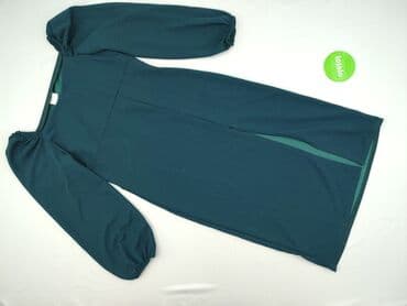 sukienka maxi butelkowa zieleń długi rękaw: Pakuten, Sukienka damska, rozmiar XL — 3