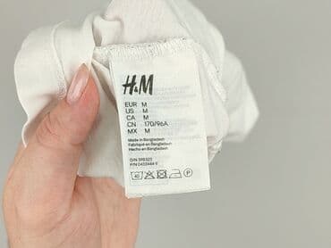 hm t shirty basic: H&M, T-shirt damski, rozmiar M — 4