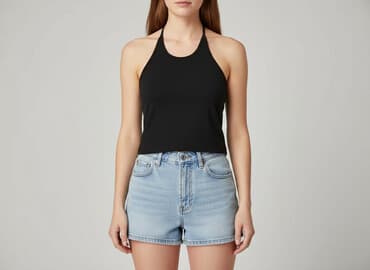 deezee sandaly czarne: Dazy, Top damski, rozmiar L — 8