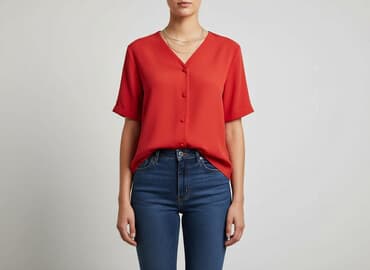 reserved czerwona bluzki: Bluzka damska, rozmiar M — 5