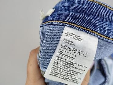 mid riser: H&M, Jeansy damskie, rozmiar L — 6