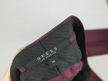 burgundowy: Guess, Chinosy dla mężczyzn, rozmiar L — 4