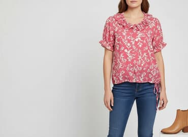 reserved różowe bluzki: Top Secret, Bluzka damska, rozmiar S — 1