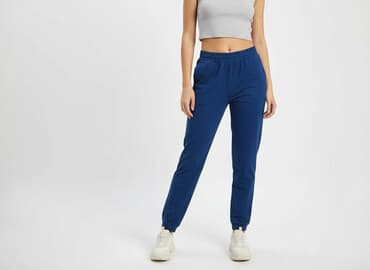 joggery damskie niebieskie: Spodnie dresowe damskie, rozmiar S — 7