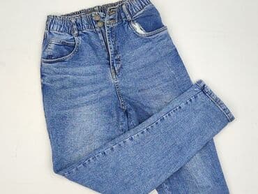 tanie markowe spodnie: Spodnie jeansowe, 13 lat, 152/158, stan - Idealny — 1