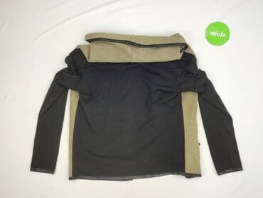 kurtki czarne z kapturem: Kardigan damski, rozmiar L — 4