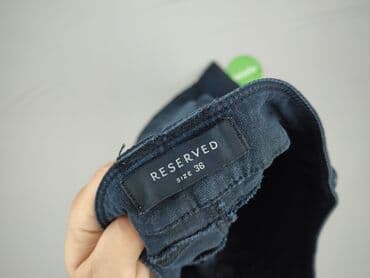 reserved dżinsy: Reserved, Spodnie materiałowe damskie, rozmiar S — 4